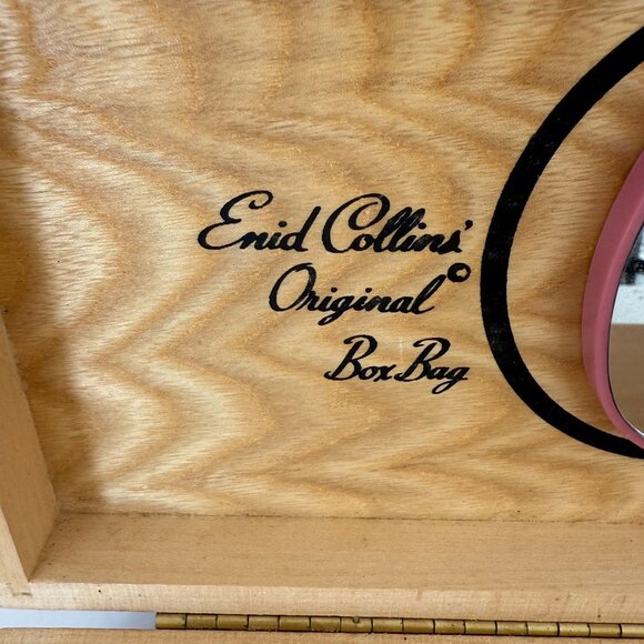 Enid Collins Original Box Bag With Mirror Brass Clasp NO HANDLE - Picture 2 of 10